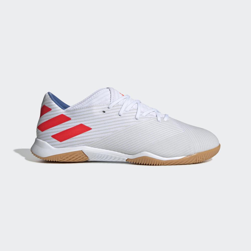 Adidasi Fotbal Adidas Nemeziz Messi 19.3 Indoor Barbati Romania - Albi/Rosii/Albastri F34431